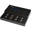 StarTech.com Docking Station per Unità Flash USB - Duplicatore/Eraser Standalone 1:7 Chiavette consente la copia del sistema, dei file e dell'unità a 1,5 GB/min, cancellazione 1 o 3 passaggi, Display LCD [USBDUPE17]