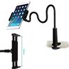 GVEFIVME Supporto per tablet a collo di cigno, supporto universale per tablet: 360 flessibile Lazy Arm Holder morsetto staffa di montaggio letto per 4,7 ~ 10,5