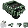 VILTROX Spark Z3-N - Flash TTL per fotocamera Nikon, GN8 6500K, Speedlite con 7 livelli di potenza, 650 flash a piena potenza, batteria agli ioni di litio da 3,7 V/1800 mAh, colore: Verde