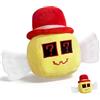 FOSER Steal a Brain Red Peluche 67, 24 cm, carino, rosso cervello 67, peluche italiano, supporto emotivo per decorazione e collezione (blu) (Lucky Block)