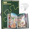 Metionga Raccoglitore Puzzle 1000 Pezzi, Porta Puzzle con 25 Tasche, Grande Capacità Portatile, Accessorio Puzzle Antipolvere e Protettivo