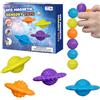 WFKKMEQ Fidget Toys Pietra Sensoriale, Fidgets Toys Pietra Sensoriale, Sensoriali in Silicone, Giocattoli Fidget per Bambini, Giocattoli Antistress per Sollievo dall'ansia