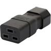 JSADZKJ IEC320 C14 a C19 Adattatore porta di alimentazione 10A 250V C14 Plug to C19 Socket Server Connettore di alimentazione 3Pin C14 a C19 AC Interfaccia Extender, per PDU UPS Computer
