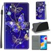 KENHONER Cover Compatibile con Xiaomi Redmi Note 11 / Note 11S, Premium Pelle PU Portafoglio Flip Libro Custodia per Redmi Note 11S [Protezione Completa] - Farfalla