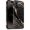 TF Skins Skin adatta per iPhone 14 Pro Max Skin/pellicola protettiva per il retro e i lati con protezione per fotocamera da graffi (Luxury Black)