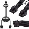 cablecc 12VHPWR ATX3.0 PCI-E 5.0 Cavo modulare di alimentazione a doppio ATX 8Pin per scheda grafica 3080 3090TI PSU 16Pin 12+4P