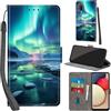 Haninsuze Cover per Samsung Galaxy A02s, artico | Pelle PU Portafoglio, Porta Carte, Magnetica, Libro, Antiurto Custodia