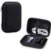 Yoomigle Custodia protettiva per lettore MP3 da 10,2 cm, per lettore musicale MP4 da 4 pollici, cavo USB, scheda di memoria, custodia protettiva (nero)