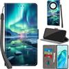 Haninsuze Cover per Honor Magic 5 Lite 5G Custodia Cover Pelle Libro Portafoglio con Porta Carte Magnetica Protezione Antiurto Cuoio Flip Case Custodia Cover per Honor Magic5 Lite, artico