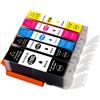 ESMONLINE Multi Pack 5 lampada. XL Cartucce d' inchiostro con chip per Canon TS 5050 5051 5053 5055 6050 6051 6052 8050 8051 8052 8053 9050 9055 1 X NERO 1 X NERO 1 X Ciano, 1 X Magenta 1 X Giallo