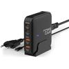 AVUMDA 70W Caricatore USB C 4 Porte PD3.0 GaN III Caricabatterie per MacBook Pro Air M1 M2 Dell XPS 15 iPhone 15 Pro Max iPad Pro Air Google Pixel Samsung Galaxy S23 S22 Steam Deck