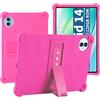 YHFZR Custodia Cover per Teclast P50 11 Pollici, Ultra Leggero Protettiva Cover in Silicone con Supporto per Bambini per Teclast P50/P50S 11 Pollici, Rose