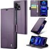 Rerzoiro Cover per Xiaomi Redmi Note 12 Pro 5G Custodia Portafoglio [Blocco RFID] Premium Pelle PU Wallet Case Flip Libro con Porta Carte Slot Supporto Flip Case per Xiaomi Redmi Note 12 Pro 5G, Viola