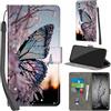 PHINIENLAND Cover per Huawei P Smart 2019 PU Pelle Custodia Flip Farfalla