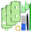 iStable Adesivo Cover Posteriore Compatibile con Samsung Galaxy S20 Ultra Nastro di Ricambio Pre-Tagliato per Sportello Batteria, Kit Colla Biadesiva SM-G988B/DS (Confezione da 3)