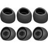 Fllyvly Gommini cuffie, tappi per le orecchie in silicone per Samsung Galaxy Buds Pro, Gommini auricolari, Compatibili con Custodia di Ricarica, Protezione da Polvere - Nero (6 serie)