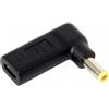 CY Adattatore USB 3.1 Tipo C Ingresso USB-C a uscita DC 20 V Adattatore 5,5 x 2,5 mm Emulatore PD Alimentazione Angolato di 90 gradi