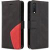 KKEIKO Cover Compatibile con Samsung Galaxy A70 / Galaxy A70S, Antiurto Custodia in PU Pelle, Magnetico Protettiva Cover a Libro per Samsung A70 / Samsung A70S, Nero