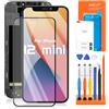 AGCUT Display LCD per iPhone 12 Mini Schermo di ricambio per iPhone 12Mini A2399 A2176 A2398 A2400 5,4 pollici 3D Touch LCD, touch screen Assembly con parte di riparazione, nero Incell
