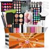 FantasyDay Set di Trucchi, FantasyDay Kit di Bellezza Cosmetici Kit per Occhi, Viso e Labbra - Natale Regalo Xmas Makeup Gift Set con Correttore, Rossetti, Lucidalabbra, Palette Ombretti, Mascara, Trousse, Fard