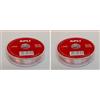Apli 946040 - Bobina corda nylon 0.35mm 100m 808 (Confezione da 2)