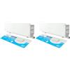 La Ventilazione FSPS65 Cassetta predisposizione impianti Smart Box con scarico condensa. Colore bianco (Confezione da 2)