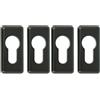 Amig - | Bocallave 30AL Bianco | Zama | 59 x 28 mm | Bocallave per cilindro europrofilo (Confezione da 2)