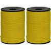 Corderie Italiane 006005872 Filo muratore, cordino edilizia giallo, 2 mm - 200 mt (Confezione da 2)