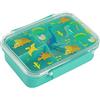 IDRINK®- Lunch box con divisorio, forchetta e cucchiaio 18.5 x 13.4 x 6 cm (DINO)