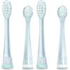Miniland - Testine di Ricambio per Spazzolino Elettrico Bambini, 2 Testine Intercambiabili Morbide, da 0 a 6 Anni, Compatibili con Baby Tooth Care (Confezione da 2)