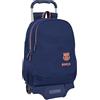 safta F.C.BARCELONA 2° Equipaggiamento - Zaino Scuola con Carrello, Ideale per Bambini di Diverse Età, Comodo e Versatile, Qualità e Resistenza, 33 x 15 x 43 cm