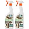 Il Paese Verde - Spray Disabituante Gechi & Lucertole - Repellente per Gechi - Repellente per Lucertole - A Base di Oli Essenziali - Innocuo per Animali, Persone e Piante (Confezione da 2)