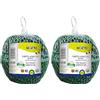 TENAX Tubetto Agricolo in PVC Verde per Legatura Piante, Ø 2 mm, 1000 g, Legaccio per Piante, Ortaggi e Fiori, Ideale per Giardinaggio, Orto, Vigneto (Circa 240 m) (Confezione da 2)