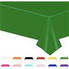 POPOYU Tovaglia Verde Decorazioni per Feste di Compleanno, 137x274cm Gigante Carta Tovaglia per Bambini, Baby Shower, Matrimonio, Natale
