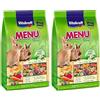 Vitakraft - Menù Premium Vital per Conigli - Con Cereali, Mele e Verdure - 1kg (Confezione da 2)