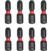 QUARKZMAN PZ3 Inserti per Avvitatore 1/4 Gambo Esagonale 25mm/1 L 8Pz | Punte per Cacciavite Magnetico Esagonali con Taglio a Croce, Acciaio S2, per Trapano Elettrico Qualità