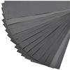 NiceLand Carta Vetrata per Legno Carta Vetrata per Muro Carta Abrasiva per Carrozzeria, In Grane 400, 600, 800,1000, 1200, 1500, 2000 - Bagnato e Secco, Sandpaper per Ferro, Metallo, Vetro, Giada, Automobile