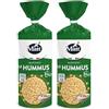 Matt, Le Hummus Bio, Gallette a Base di Farina di Ceci e Riso, Senza Olio, Senza Glutine, Senza Lievito, Snack Sano, Stuzzicante e Alternativo Fonte di Proteine e Fibre, Confezione da 200 g