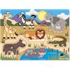 Melissa & Doug Puzzle in legno per bambini animali da safari, Regalo bambina e bambino, Giochi a incastro con animali per bimbo o bimba, Gioco puzzle pezzi grandi bambini 2, 3, 4, 5 anni