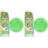 ZIMPLI - Gelli Play Verde, trasforma magicamente l'acqua in una melma densa e colorata, Gioco per vassoio sensoriale, Giochi divertenti e scherzosi, Regalo premio per bambini (Confezione da 2)