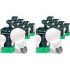 V-TAC 10x Lampadine LED A60 da 10.5W - [Alta Luminosità ed Efficienza] - E27 - (Equivalenti a 75W) - 1055 Lumen - Lampadine di Nuova Generazione - Massimo Risparmio Energetico - Luce Calda 3000K
