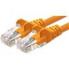 1aTTack.de 20m Cavo di Rete arancione - 1x - Cat.6 Ethernet Gigabit Lan RJ45 10 100 1000 Mbit s - Cavo Patch UTP compatibile con Cat.5 Cat.5e Cat.7 Cat.8 - arancione - 1x - 20m
