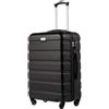 COOLIFE Valigia media, 67cm L,PC+ABS, valigia da viaggio con ruote girevoli