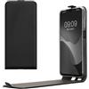 kwmobile Cover compatibile con Samsung Galaxy A26 5G - Custodia verticale Flip Case Cover in simil pelle - con linguetta calamita