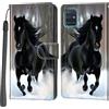Haninsuze Cover per Samsung Galaxy A51 4G, Portafoglio PU Pelle, Cavallo