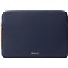 Comfyable custodia laptop slim compatibile con MacBook Air 13 pollici M5 2026 A3449 M4 M3 M2 M1 e MacBook Pro/Neo 13 A18 A3404, sleeve in similpelle PU idrorepellente, Blu Notte