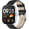 MIJOBS Cinturino in Pelle Compatibile con Redmi Watch 6/5/4 per Uomini e Donne | Cinturini di Ricambio per Orologio Intelligente Xiaomi Smart Band 10 Pro, 9 Pro e 8 Pro, Bracciale Classico e Elegante
