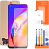 AGCUT Schermo per Oppo A94 5G CPH2211 LCD Display per Oppo Reno5 Z LCD Schermo per Oppo Reno 5Z LCD Screen Touchscreen Digitizer Full Assembly con Strumenti (Nero, 6.43)