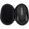 Lebakort Duro Viaggio Caso Custodia per Logitech M650 Mouse (Nero)