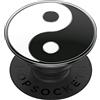 PopSockets: PopGrip - Supporto e Impugnatura per Telefoni Cellulari e Tablet con un Top Intercambiabile - Enamel Yin Yang